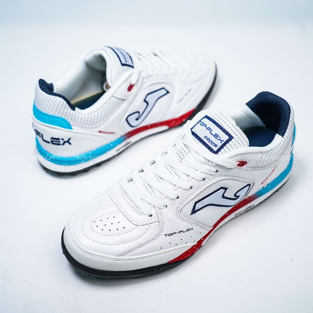 Giày đá bóng Cỏ nhân tạo Joma Top Flex Rebound 2602 TF - White/Black TORS2602TF