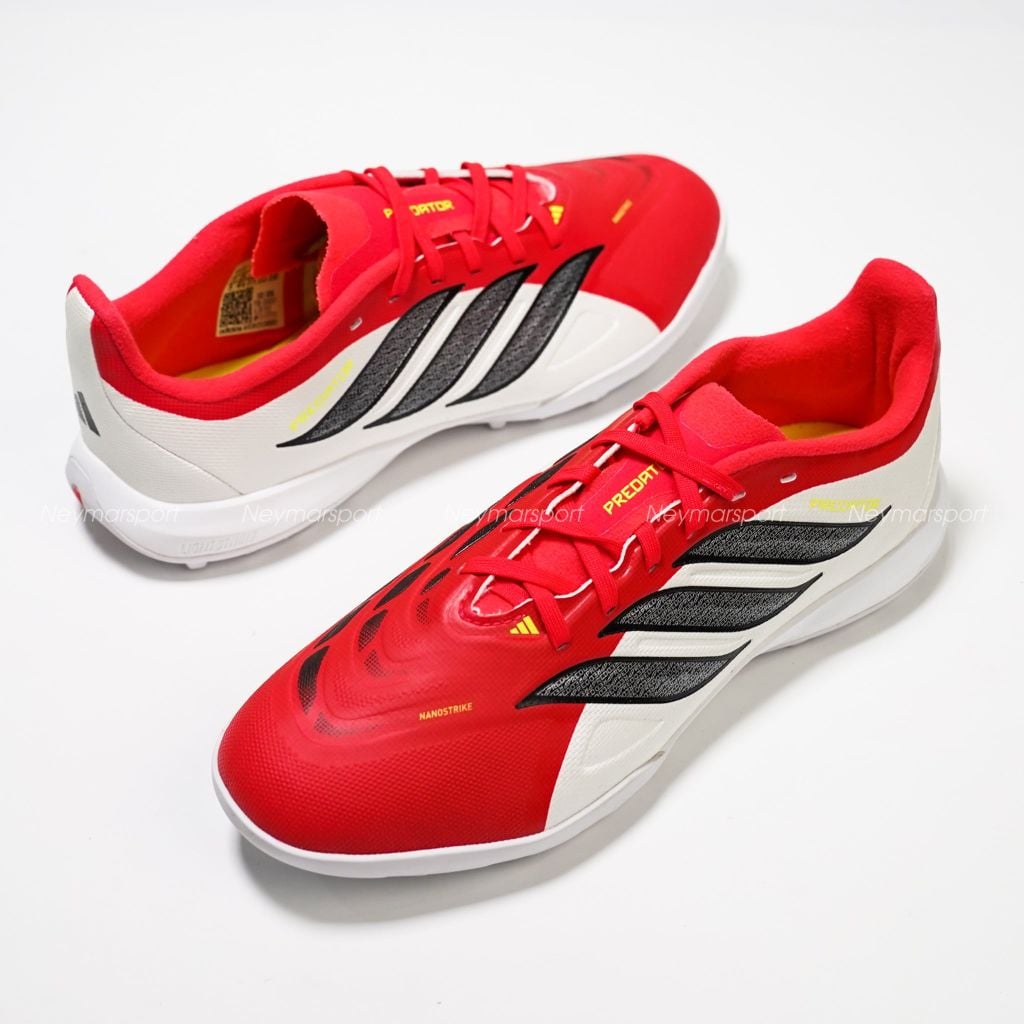 Giày đá bóng cỏ nhân tạo adidas Predator League TF Born For Goals - Lucid Red/Core Black/Footwear White Kids JR7912