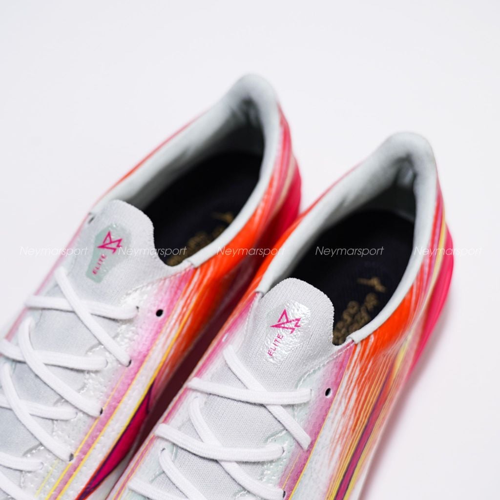 Giày đá bóng cỏ tự nhiên Mizuno Alpha III Elite FG Blazing Flair - White/Fuchsia Purple P1GA266264