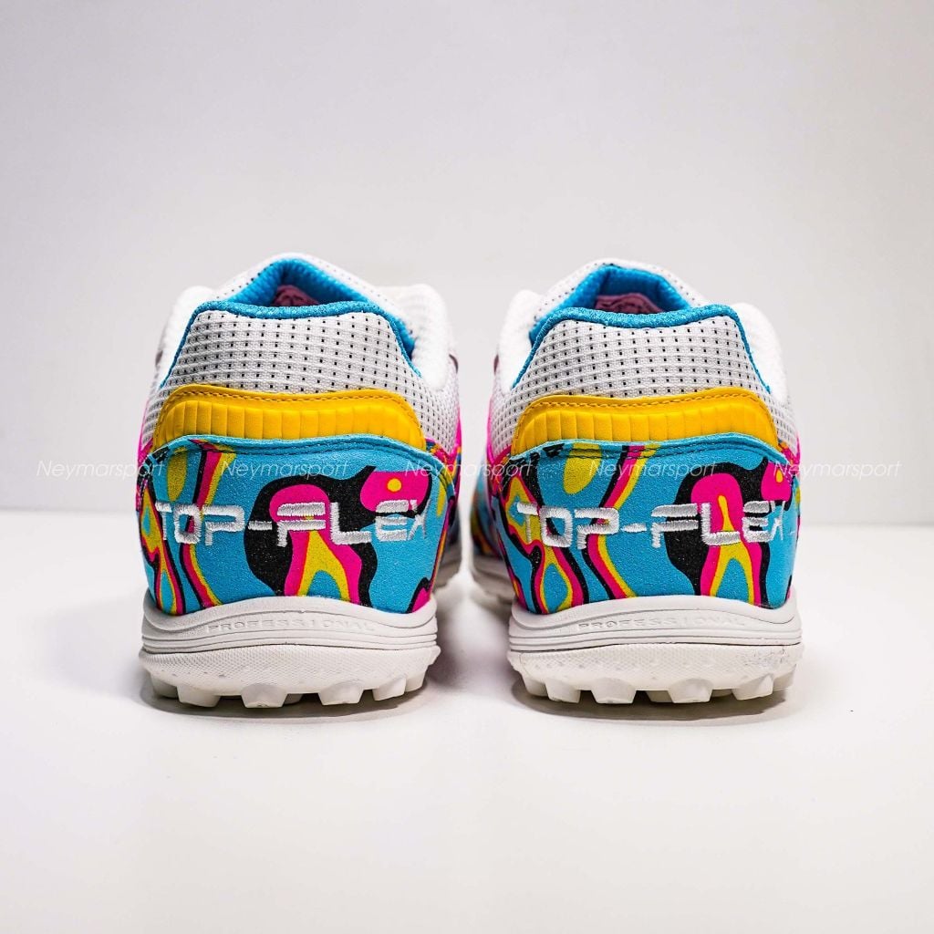 Giày đá bóng cỏ nhân tạo Joma Top Flex Pito 2462 Limited Edition TF - White Coral/Multicolor TOPW2462TF