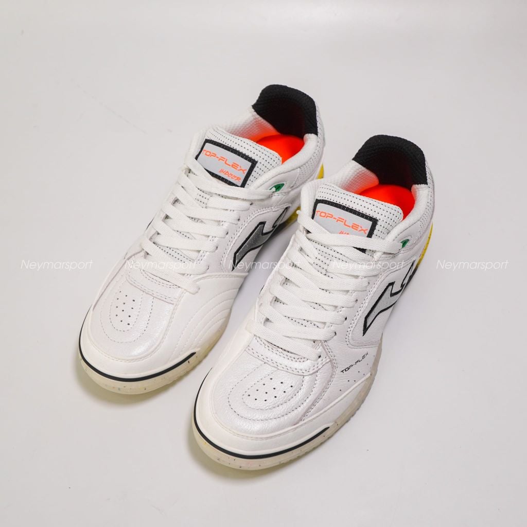 Giày đá bóng Futsal Joma Top Flex 2602 IN - White/Black TOPS2602IN