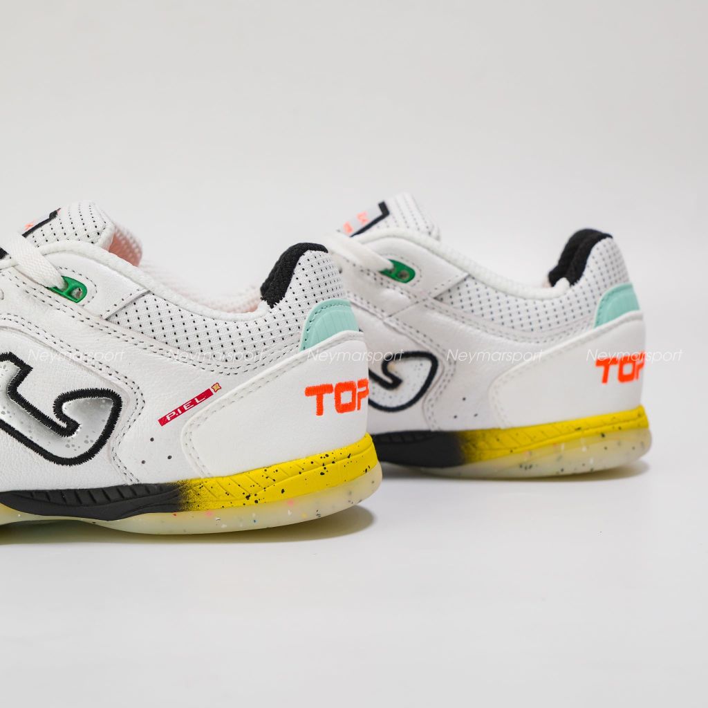 Giày đá bóng Futsal Joma Top Flex 2602 IN - White/Black TOPS2602IN