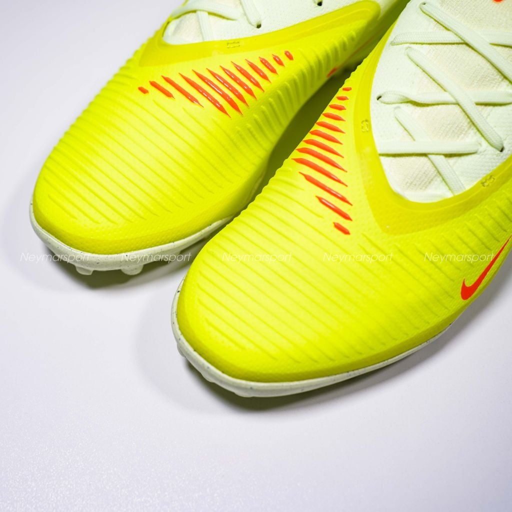 Giày đá bóng cỏ nhân tạo Nike React Phantom 6 Pro Low TF Max Voltage - Limelight/Black/Hyper Crimson HJ4123-800