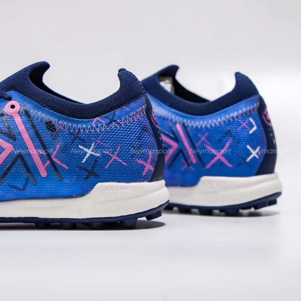 Giày đá bóng cỏ nhân tạo Kelme 5.0 TF - Dark Blue/Neon Pink 9521ZX1324-431