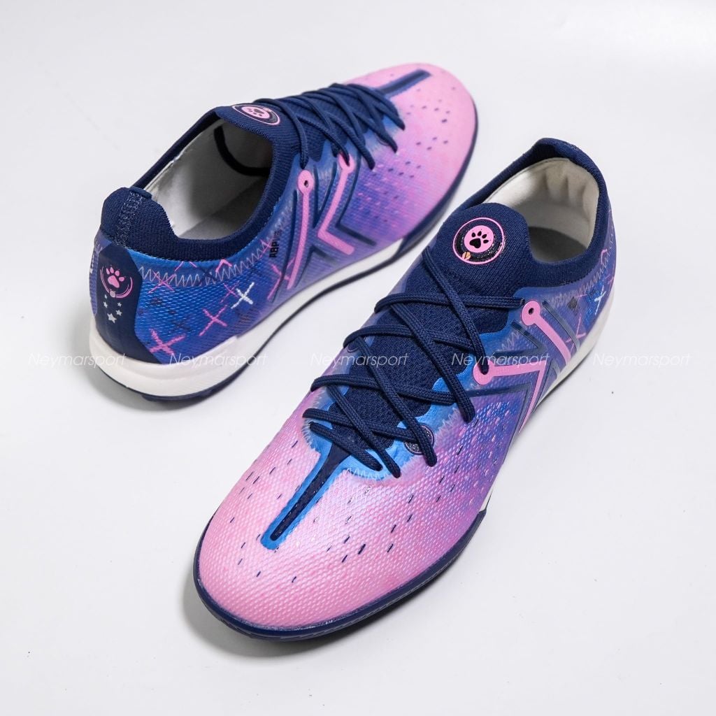 Giày đá bóng cỏ nhân tạo Kelme 5.0 TF - Dark Blue/Neon Pink 9521ZX1324-431