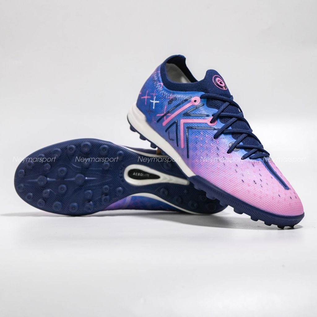 Giày đá bóng cỏ nhân tạo Kelme 5.0 TF - Dark Blue/Neon Pink 9521ZX1324-431