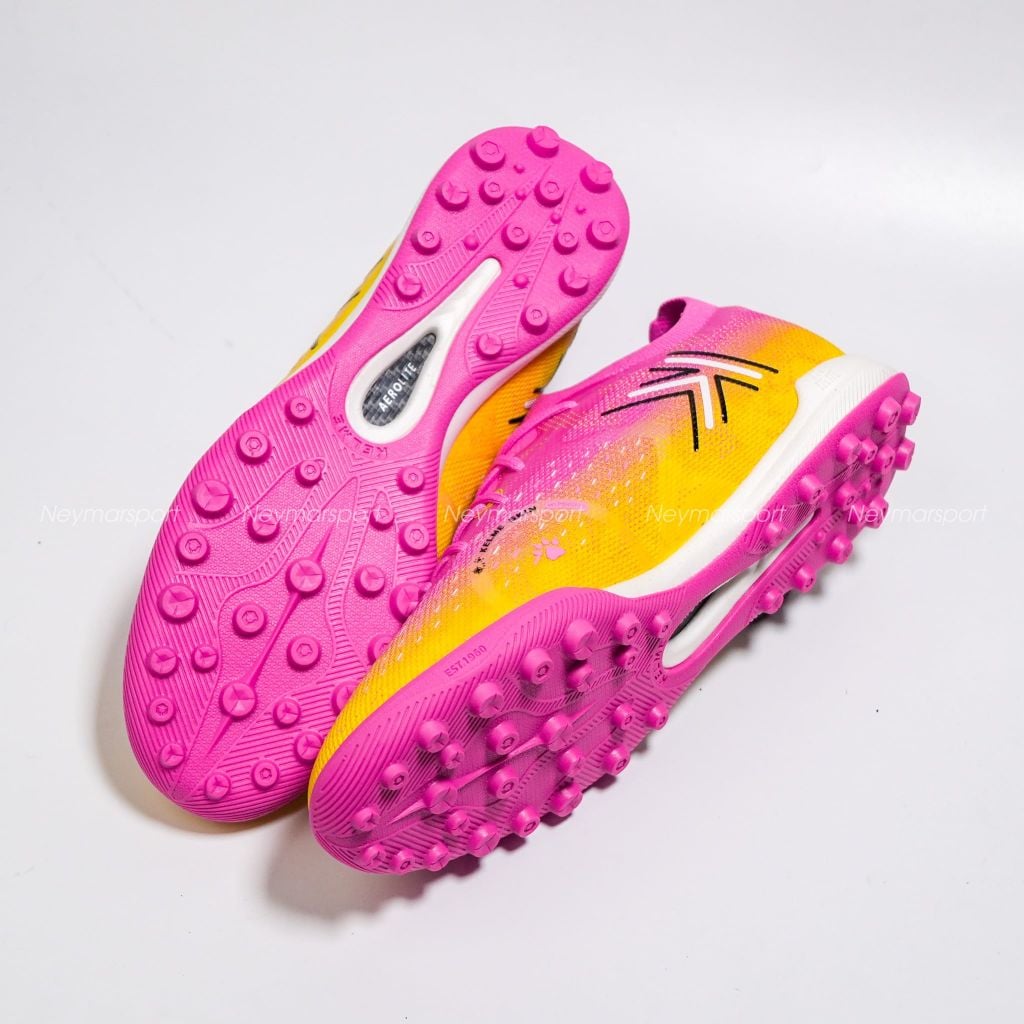 Giày đá bóng cỏ nhân tạo Kelme 5.0 TF - Rose/Yellow 9521ZX1324-619