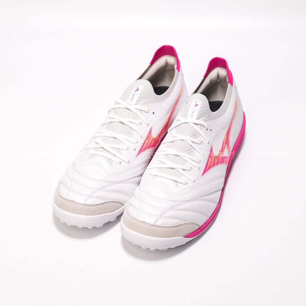 Giày đá bóng cỏ nhân tạo Mizuno Morelia Sala Beta Japan TF Blazing Flair - White/Fuchsia Purple Q1GB264064