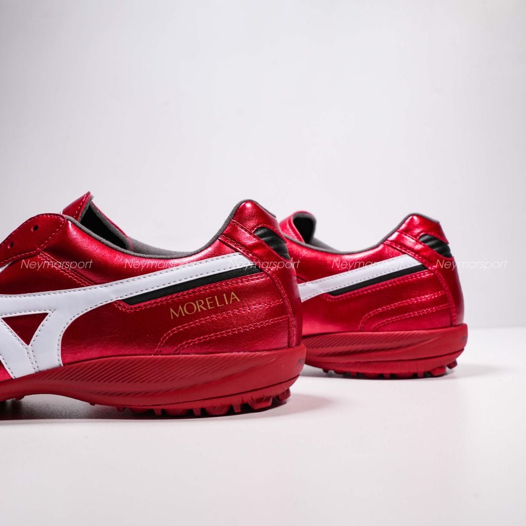 Giày đá bóng cỏ nhân tạo Mizuno Morelia Sala Made in Japan AS TF Red Ruby - Red/White Q1GB250260