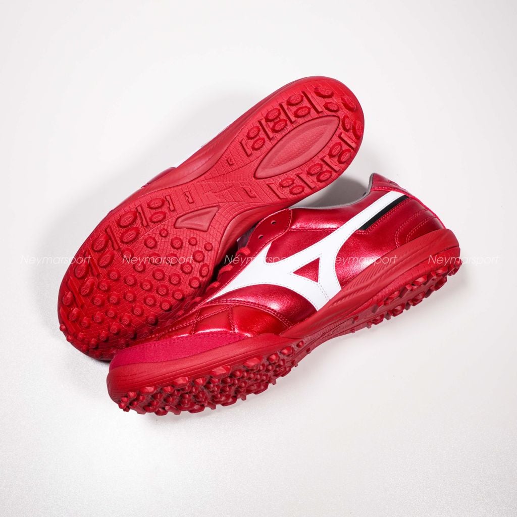 Giày đá bóng cỏ nhân tạo Mizuno Morelia Sala Made in Japan AS TF Red Ruby - Red/White Q1GB250260