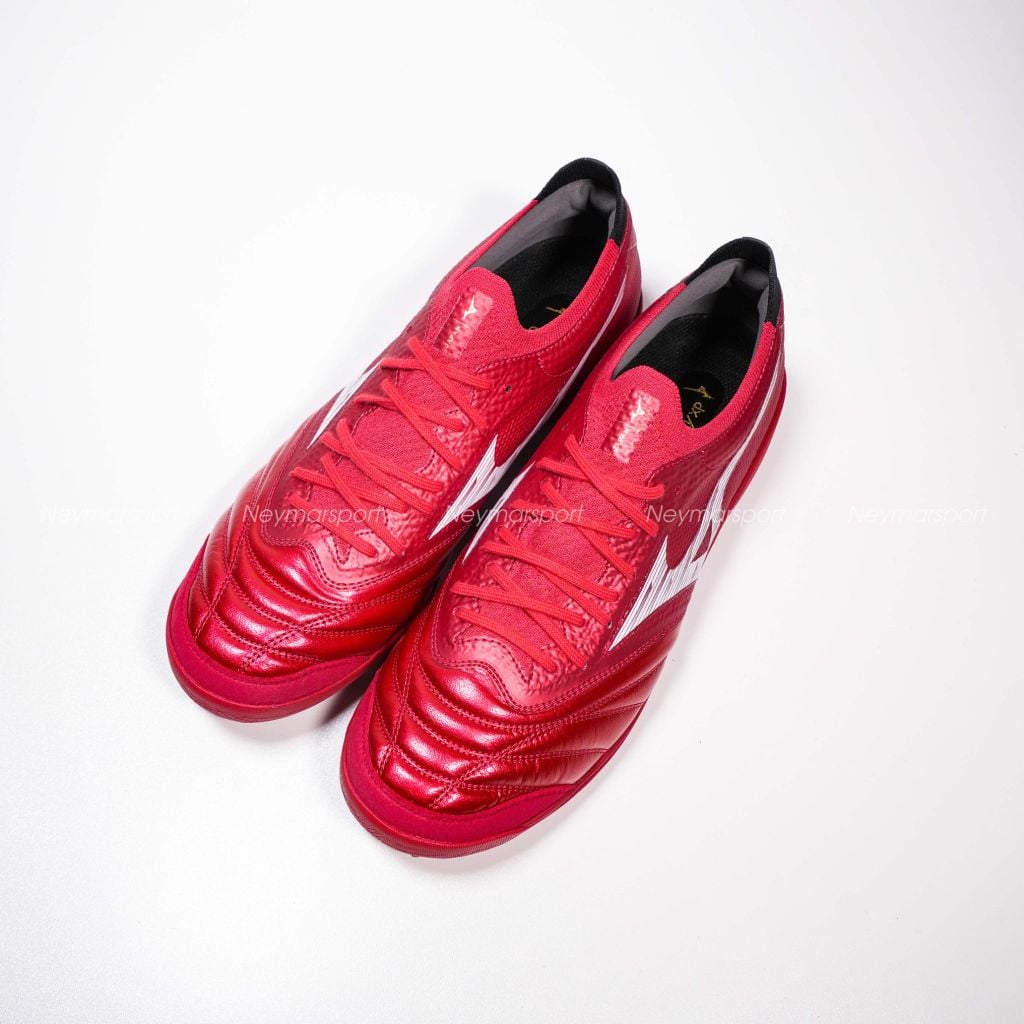 Giày đá bóng cỏ nhân tạo Mizuno Morelia Neo Sala Beta Made in Japan TF Red Ruby - Red/White Q1GB254060