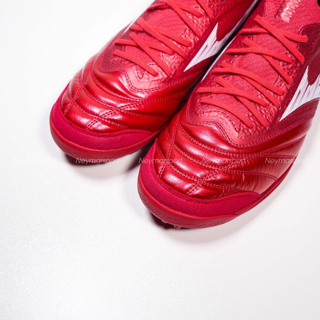 Giày đá bóng cỏ nhân tạo Mizuno Morelia Neo Sala Beta Made in Japan TF Red Ruby - Red/White Q1GB254060