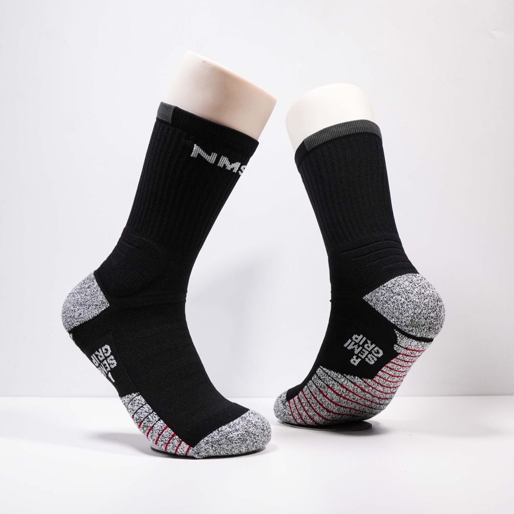 Vớ vân chống trơn NMS SEMI GRIP 1.0 Crew Sock