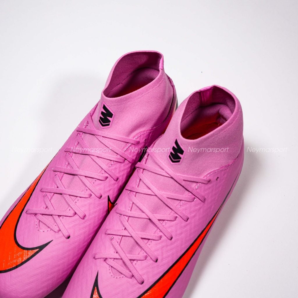 Giày đá bóng cỏ tự nhiên Nike Air Zoom Mercurial Superfly 10 Academy MG Scary Good - Magic Flamingo/Black/Total Crimson FQ1456-600