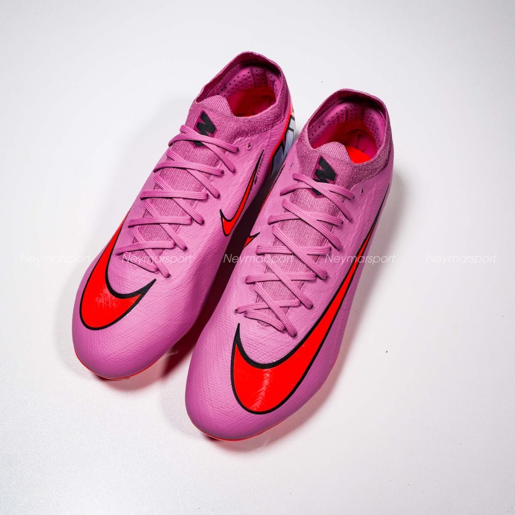 Giày đá bóng cỏ tự nhiên Nike Air Zoom Mercurial Vapor 16 Pro FG Scary Good - Magic Flamingo/Black/Total Crimson FQ8685-600