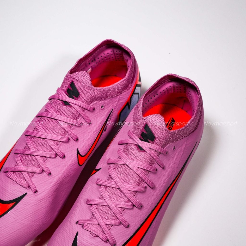 Giày đá bóng cỏ tự nhiên Nike Air Zoom Mercurial Vapor 16 Pro FG Scary Good - Magic Flamingo/Black/Total Crimson FQ8685-600
