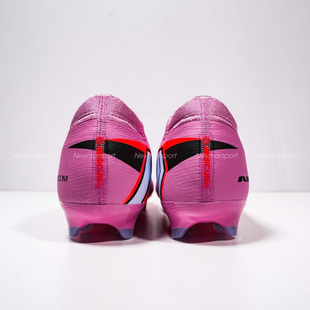 Giày đá bóng cỏ tự nhiên Nike Air Zoom Mercurial Vapor 16 Pro FG Scary Good - Magic Flamingo/Black/Total Crimson FQ8685-600