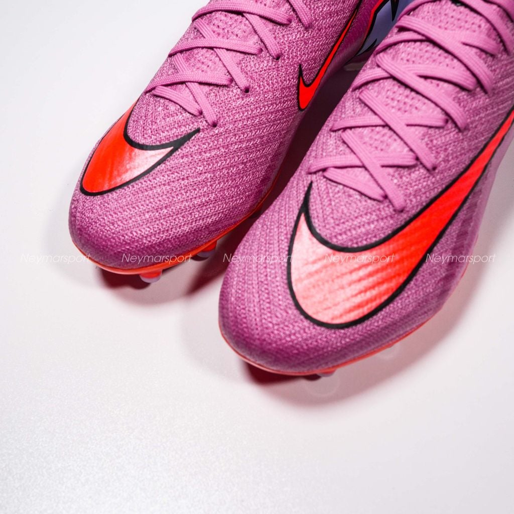 Giày đá bóng cỏ tự nhiên Nike Air Zoom Mercurial Vapor 16 Elite AG-PRO Scary Good - Magic Flamingo/Black/Total Crimson FQ8693-600