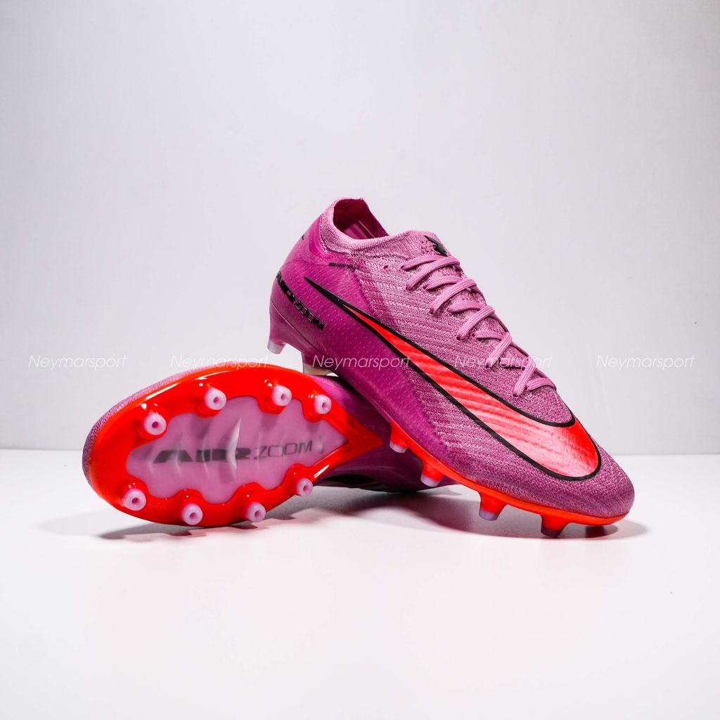 Giày đá bóng cỏ tự nhiên Nike Air Zoom Mercurial Vapor 16 Elite AG-PRO Scary Good - Magic Flamingo/Black/Total Crimson FQ8693-600