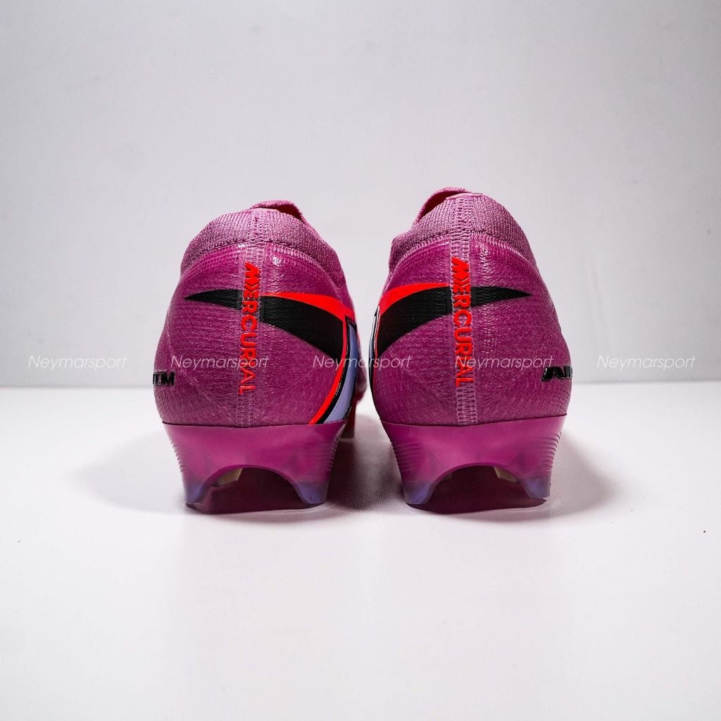 Giày đá bóng cỏ tự nhiên Nike Air Zoom Mercurial Vapor 16 Elite FG Scary Good - Magic Flamingo/Black/Total Crimson FQ1457-600