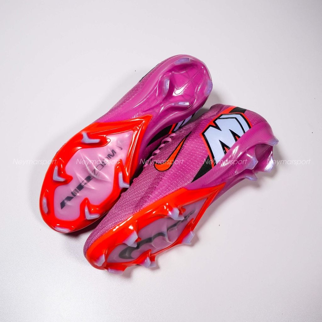 Giày đá bóng cỏ tự nhiên Nike Air Zoom Mercurial Vapor 16 Elite FG Scary Good - Magic Flamingo/Black/Total Crimson FQ1457-600