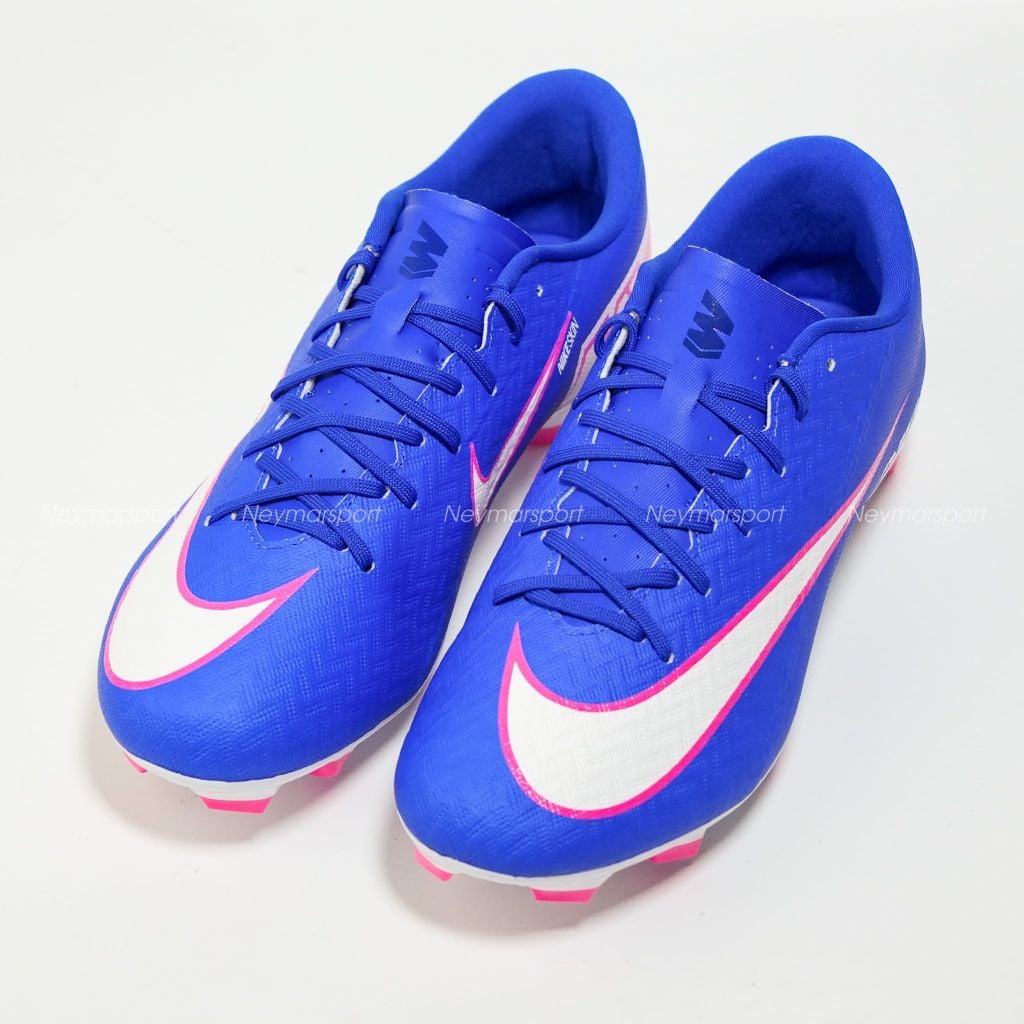 Giày đá bóng cỏ tự nhiên Nike Air Zoom Mercurial Vapor 16 Academy MG Attack - Racer Blue/White FQ1458-446