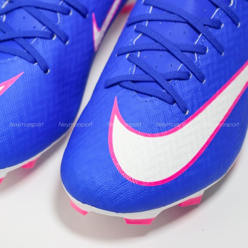 Giày đá bóng cỏ tự nhiên Nike Air Zoom Mercurial Vapor 16 Academy MG Attack - Racer Blue/White FQ1458-446