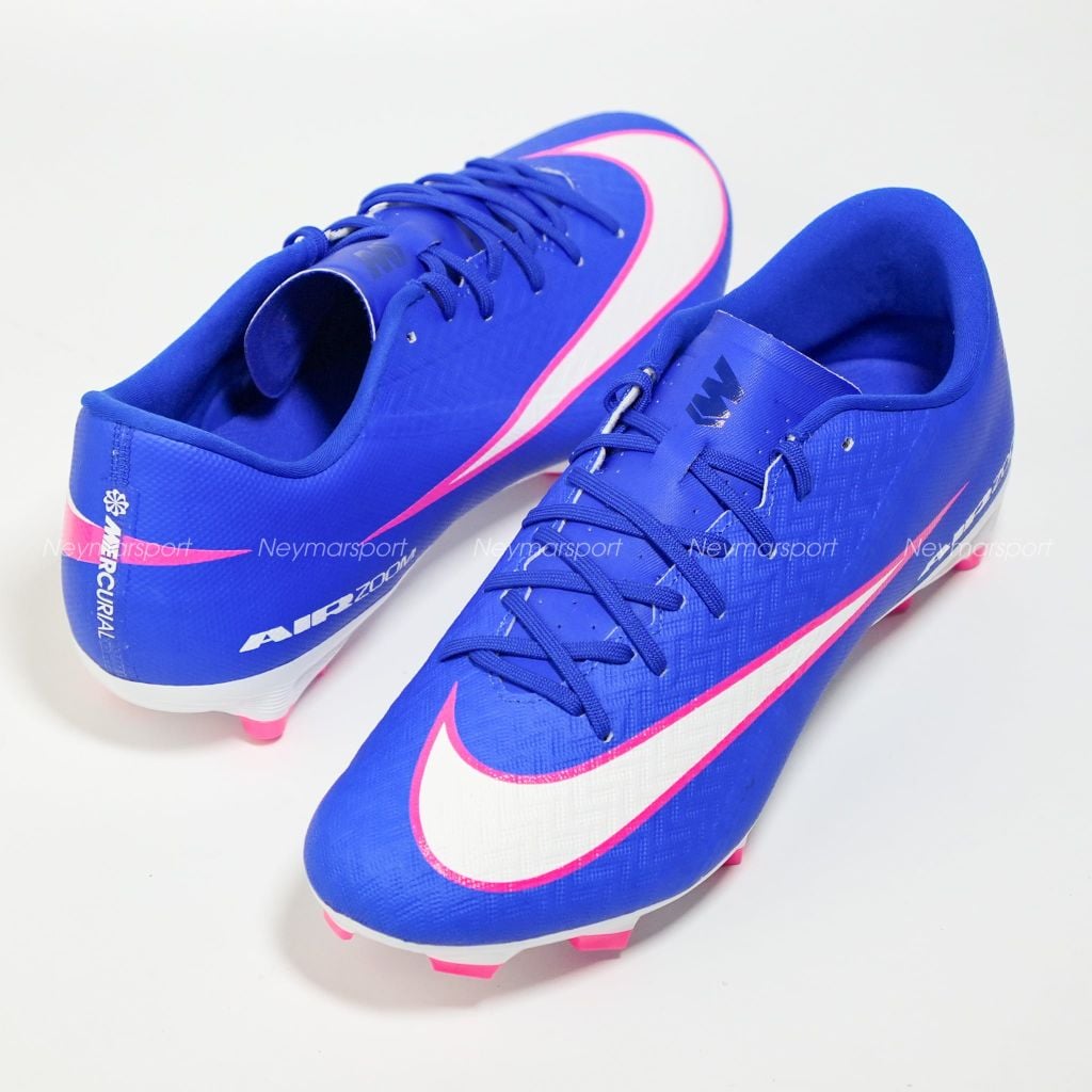 Giày đá bóng cỏ tự nhiên Nike Air Zoom Mercurial Vapor 16 Academy MG Attack - Racer Blue/White FQ1458-446