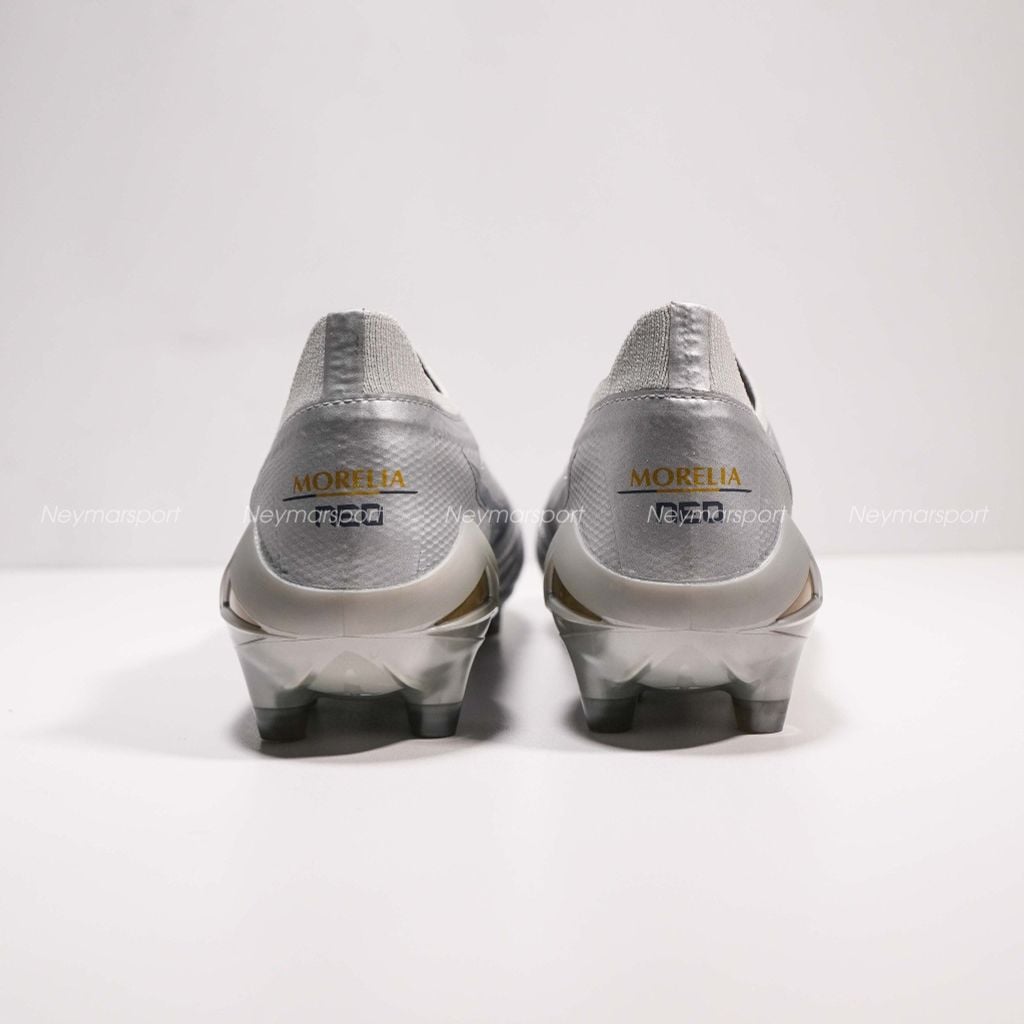 Giày đá bóng cỏ tự nhiên Mizuno Morelia Neo IV Beta Elite FG Platinum Silver - Galaxy Silver/Cool Gray P1GA254204