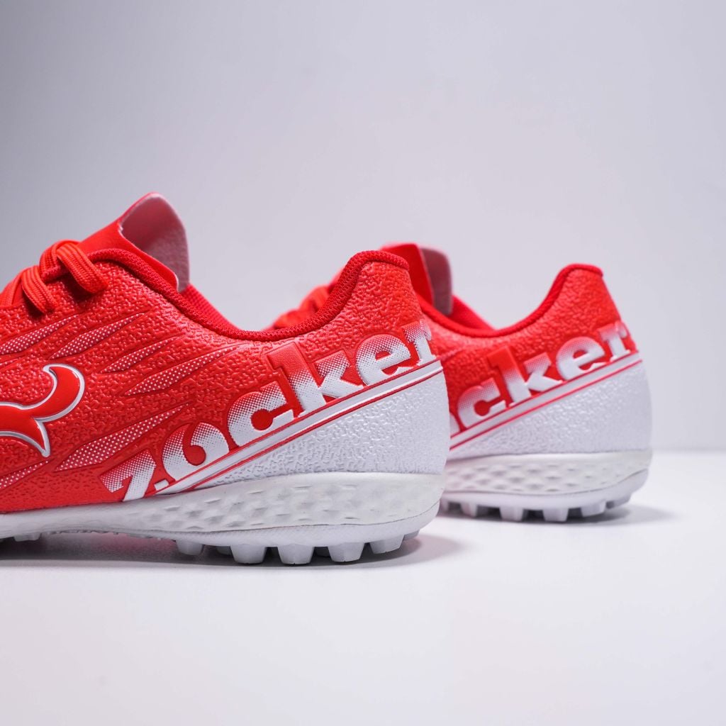 Giày đá bóng cỏ nhân tạo Zocker Inspire Pro Gen 2 - Red/White SNS-009