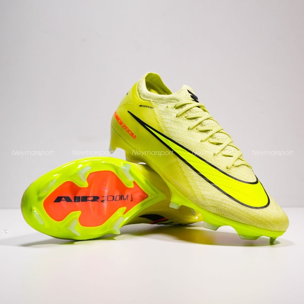 Giày đá bóng cỏ tự nhiên Nike Air Zoom Mercurial Vapor 16 Elite FG Max Voltage - Limelight/Volt/Hyper Crimson FQ1457-302