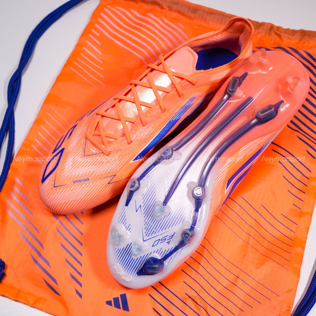 Giày đá bóng cỏ tự nhiên adidas F50 Elite FG Coral Blaze - Beam Orange/Lucid Blue/Footwear White JH7618