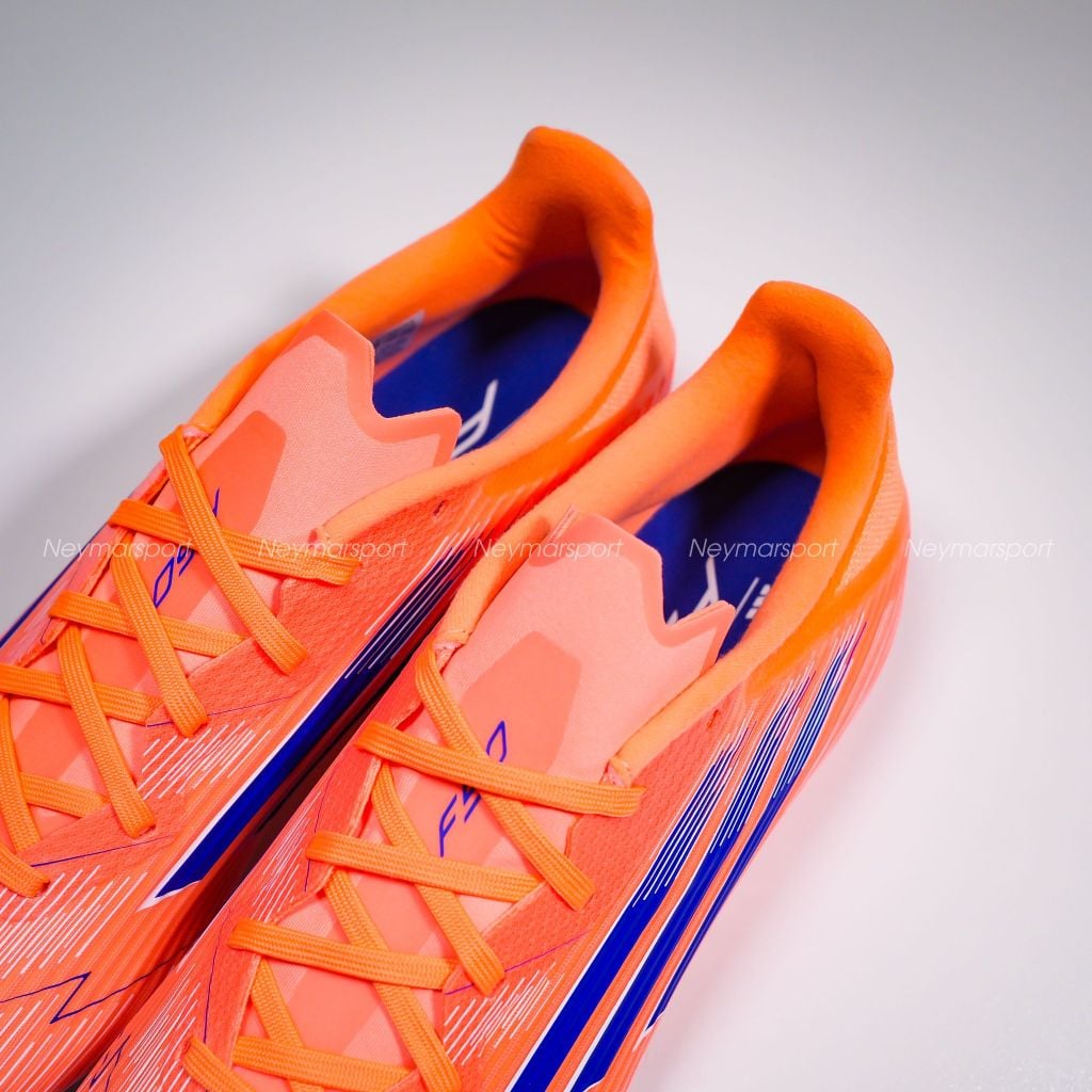 Giày đá bóng cỏ tự nhiên adidas F50 League FG/AG Coral Blaze - Beam Orange/Lucid Blue/Footwear White JI0004
