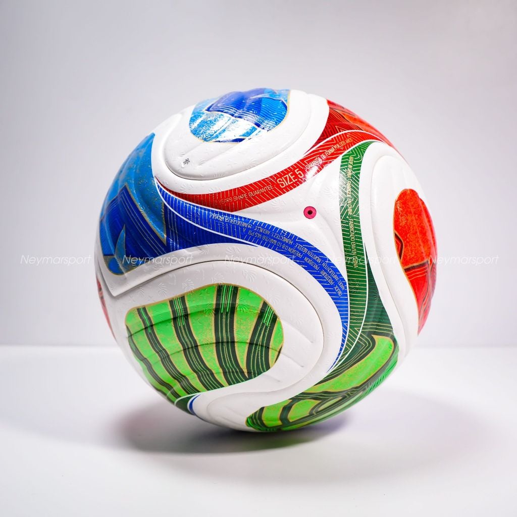 Quả bóng đá adidas Football Trionda Pro World Cup 2026 Match Ball - White/Solar Blue/Hi-Res Red/Solar Lime JD8021