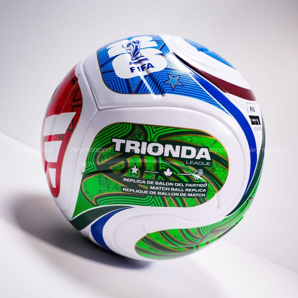 Quả bóng đá adidas Football Trionda League Box World Cup 2026 - White/Royal Blue/Hi-Res Red/Solar Lime JD8045