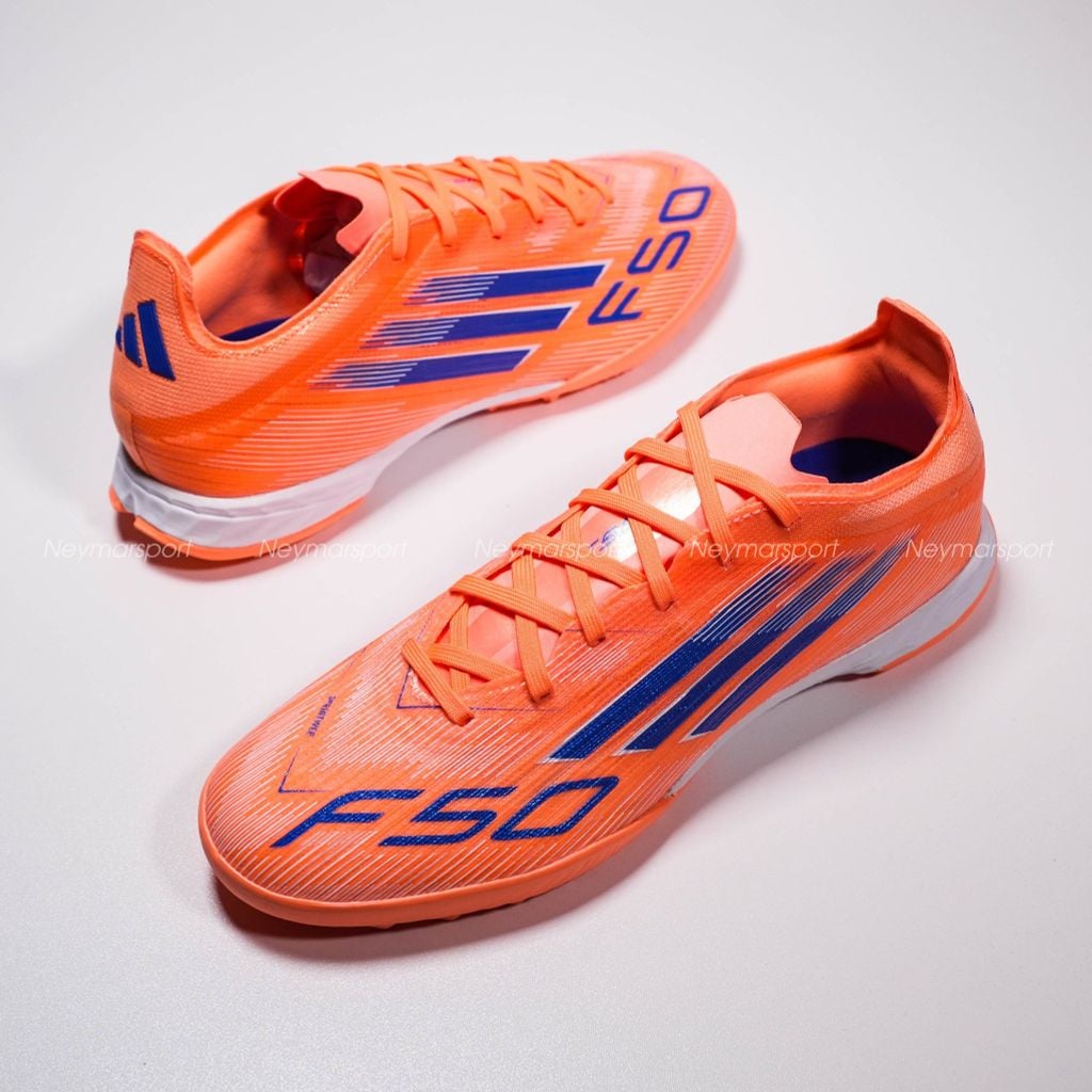 Giày đá bóng cỏ nhân tạo adidas F50 Pro TF Coral Blaze - Beam Orange/Lucid Blue/Footwear White JH7664