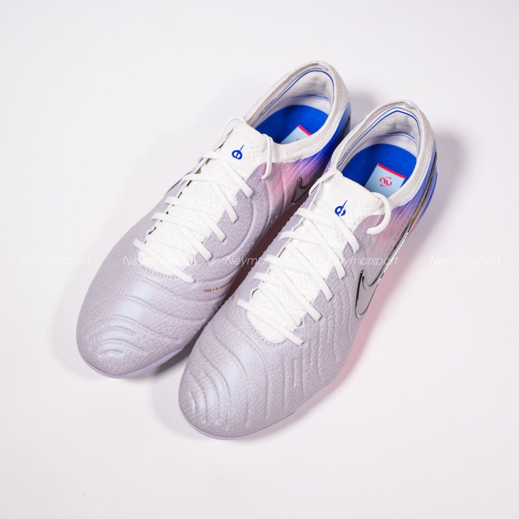 Giày đá bóng cỏ tự nhiên Nike Tiempo Legend 10 Elite FG United - Vast Grey/Racer Blue IB2467-001
