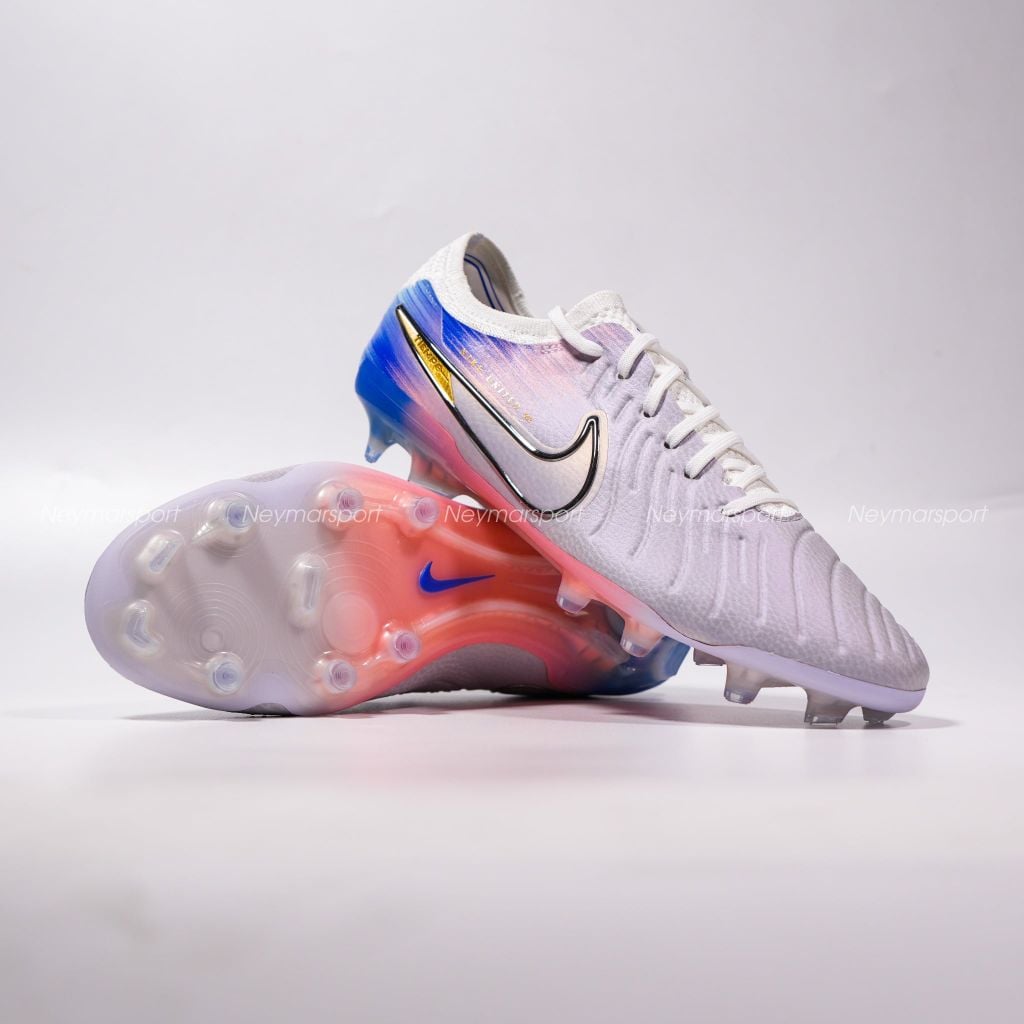 Giày đá bóng cỏ tự nhiên Nike Tiempo Legend 10 Elite FG United - Vast Grey/Racer Blue IB2467-001