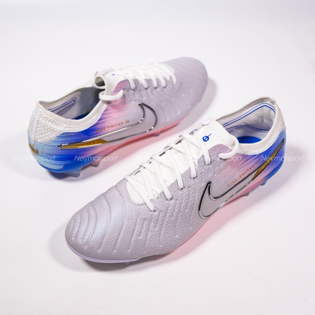 Giày đá bóng cỏ tự nhiên Nike Tiempo Legend 10 Elite FG United - Vast Grey/Racer Blue IB2467-001