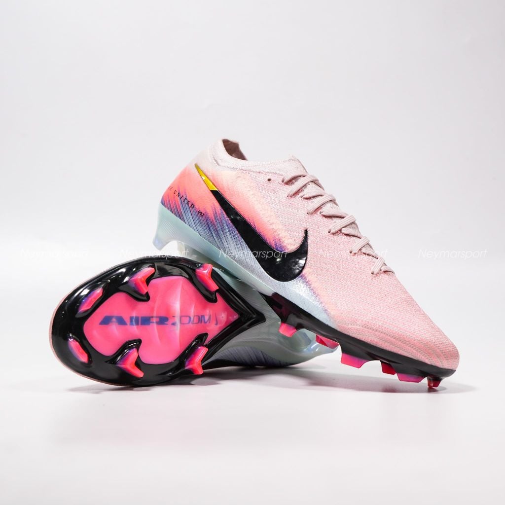 Giày đá bóng cỏ tự nhiên Nike Air Zoom Mercurial Vapor 16 Elite FG United - Silt Red/Racer Blue IB2473-600