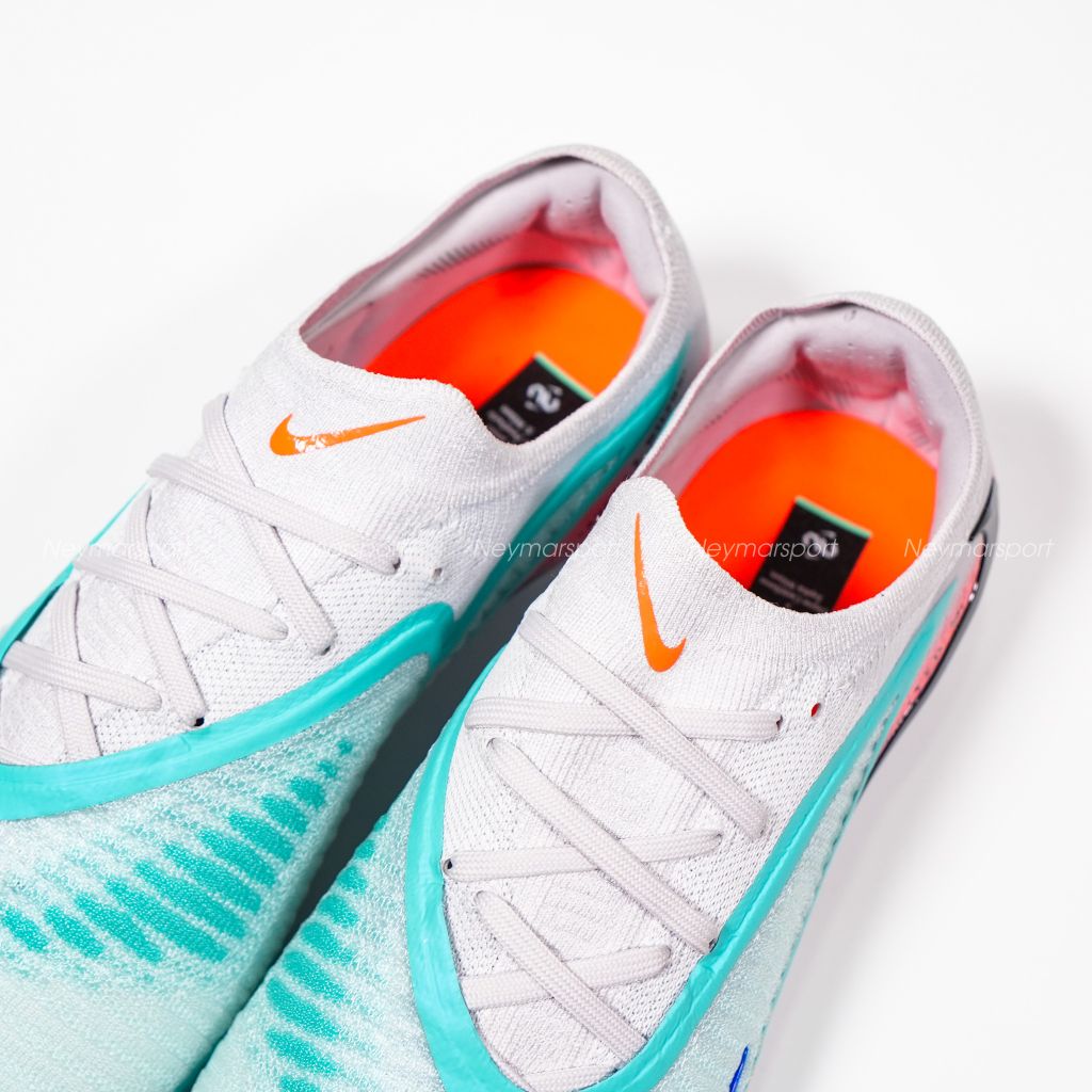 Giày đá bóng cỏ tự nhiên Nike Phantom 6 Elite Low Cut FG United - Pistachio Frost/Hyper Orange IM9604-300