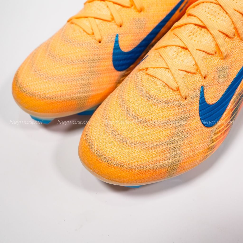 Giày đá bóng cỏ tự nhiên Nike Air Zoom Mercurial Vapor 16 Elite FG Mbappé Personal Edition - Melon Tint/Neo Turquoise/Igloo FQ8683-801