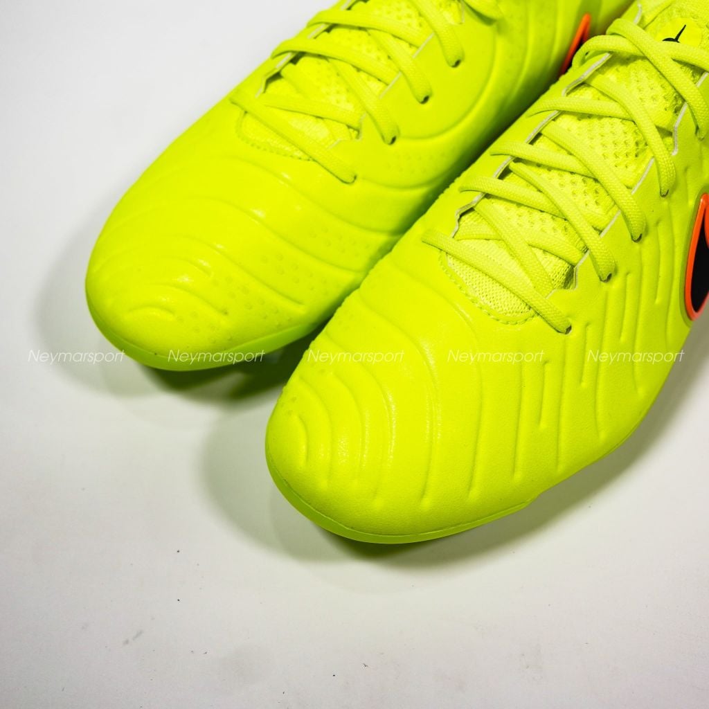 Giày đá bóng cỏ tự nhiên Nike Tiempo Legend 10 Elite FG Max Voltage - Volt/Black DV4328-701