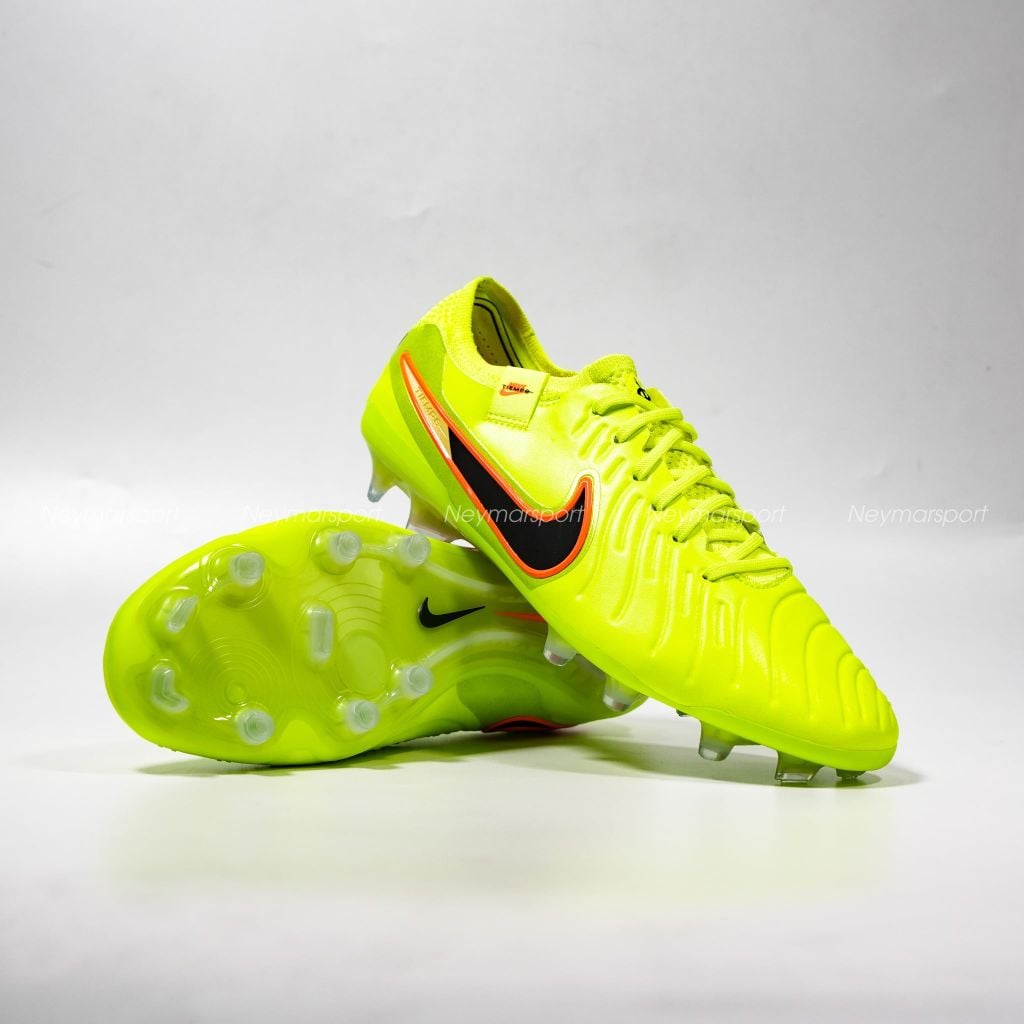 Giày đá bóng cỏ tự nhiên Nike Tiempo Legend 10 Elite FG Max Voltage - Volt/Black DV4328-701