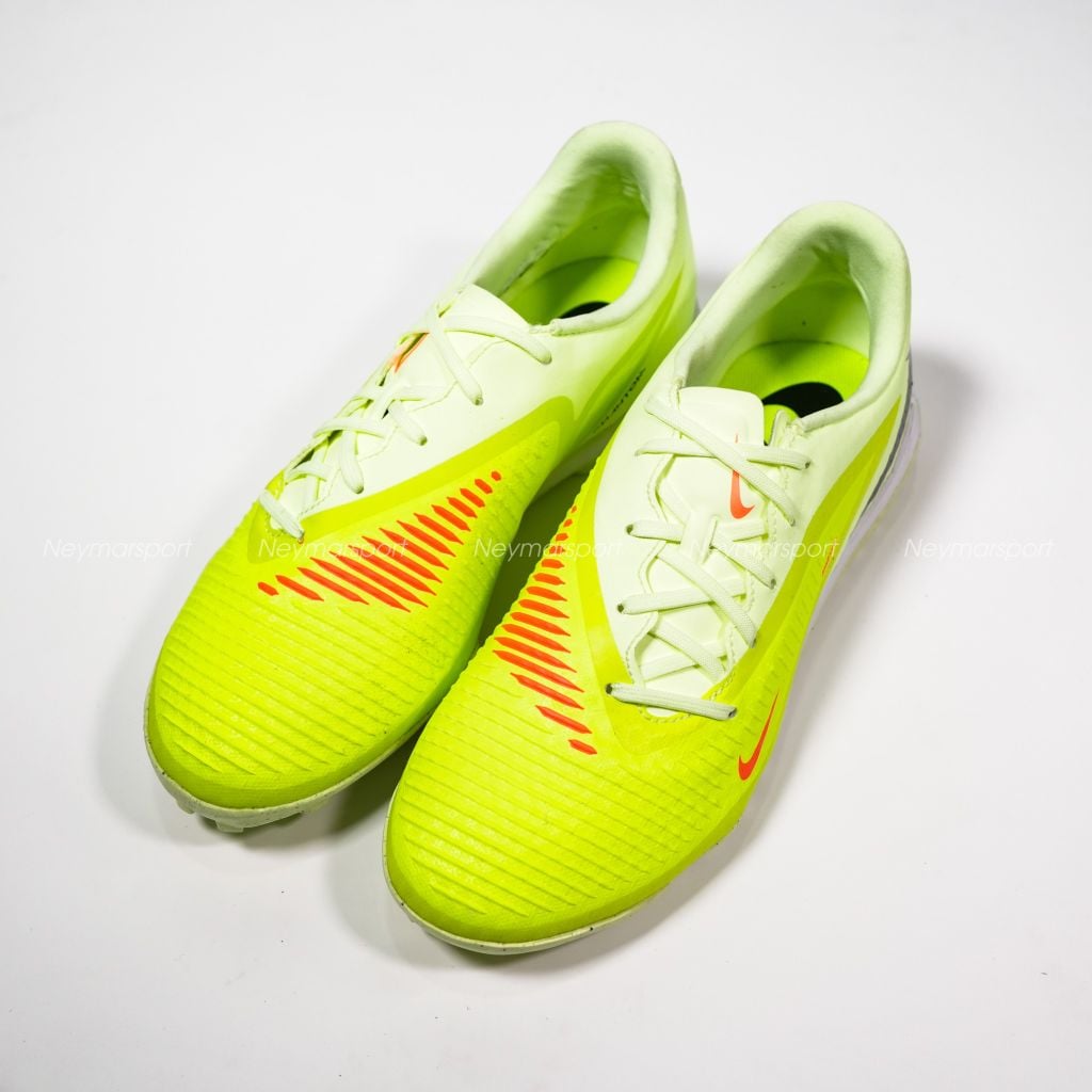 Giày đá bóng cỏ nhân tạo Nike Phantom 6 Academy Low Cut TF Max Voltage - Limelight/Black/Hyper Crimson HQ2325-800