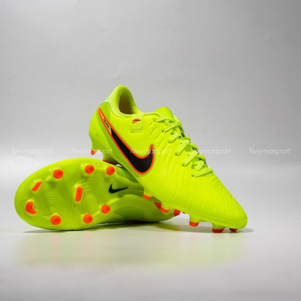 Giày đá bóng cỏ tự nhiên Nike Tiempo Legend 10 Academy MG Max Voltage - Volt/Black DV4337-701
