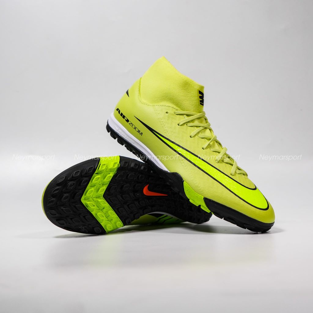 Giày đá bóng cỏ nhân tạo Nike Air Zoom Mercurial Superfly 10 Academy TF Max Voltage - Limelight/Volt/Hyper Crimson FQ8331-300