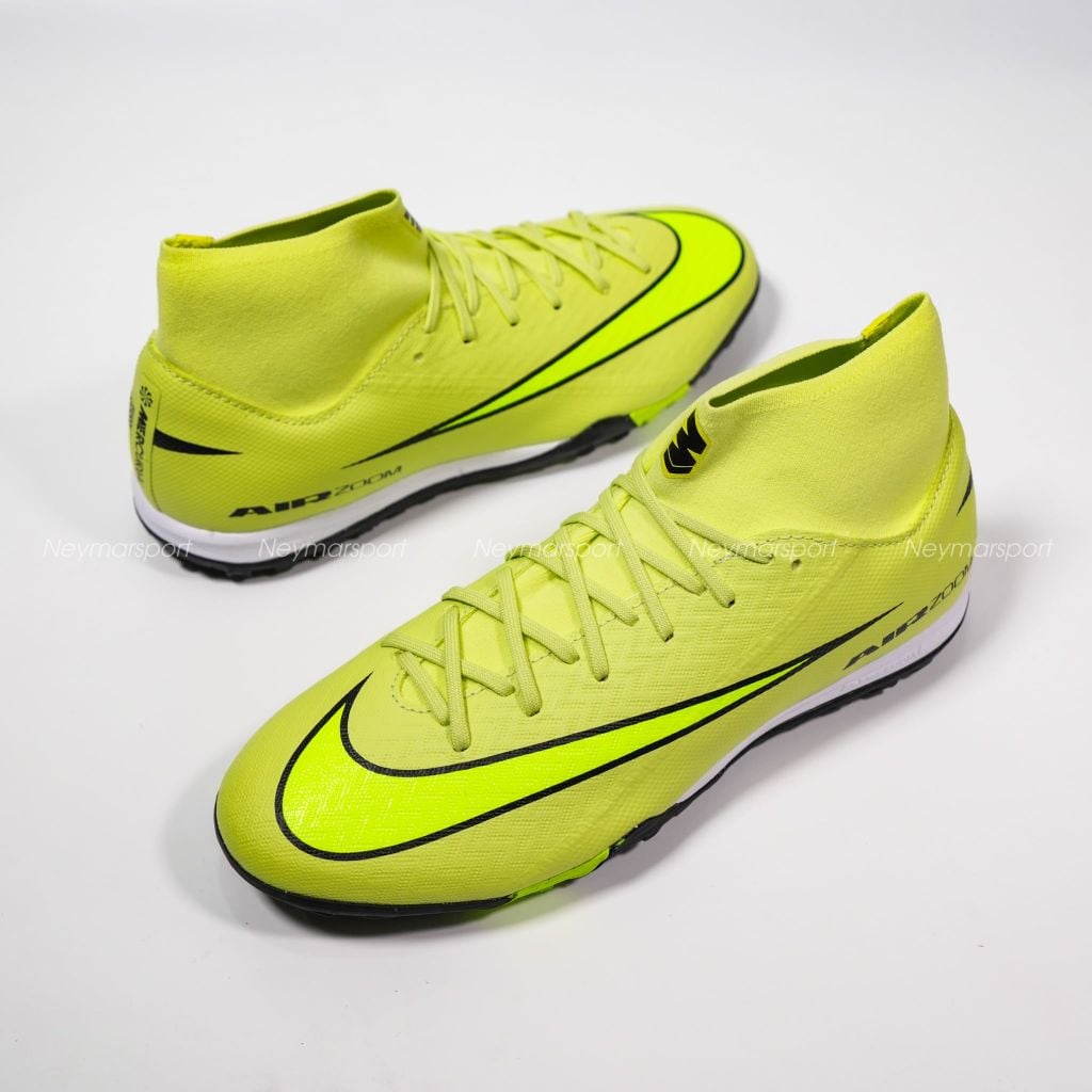 Giày đá bóng cỏ nhân tạo Nike Air Zoom Mercurial Superfly 10 Academy TF Max Voltage - Limelight/Volt/Hyper Crimson FQ8331-300