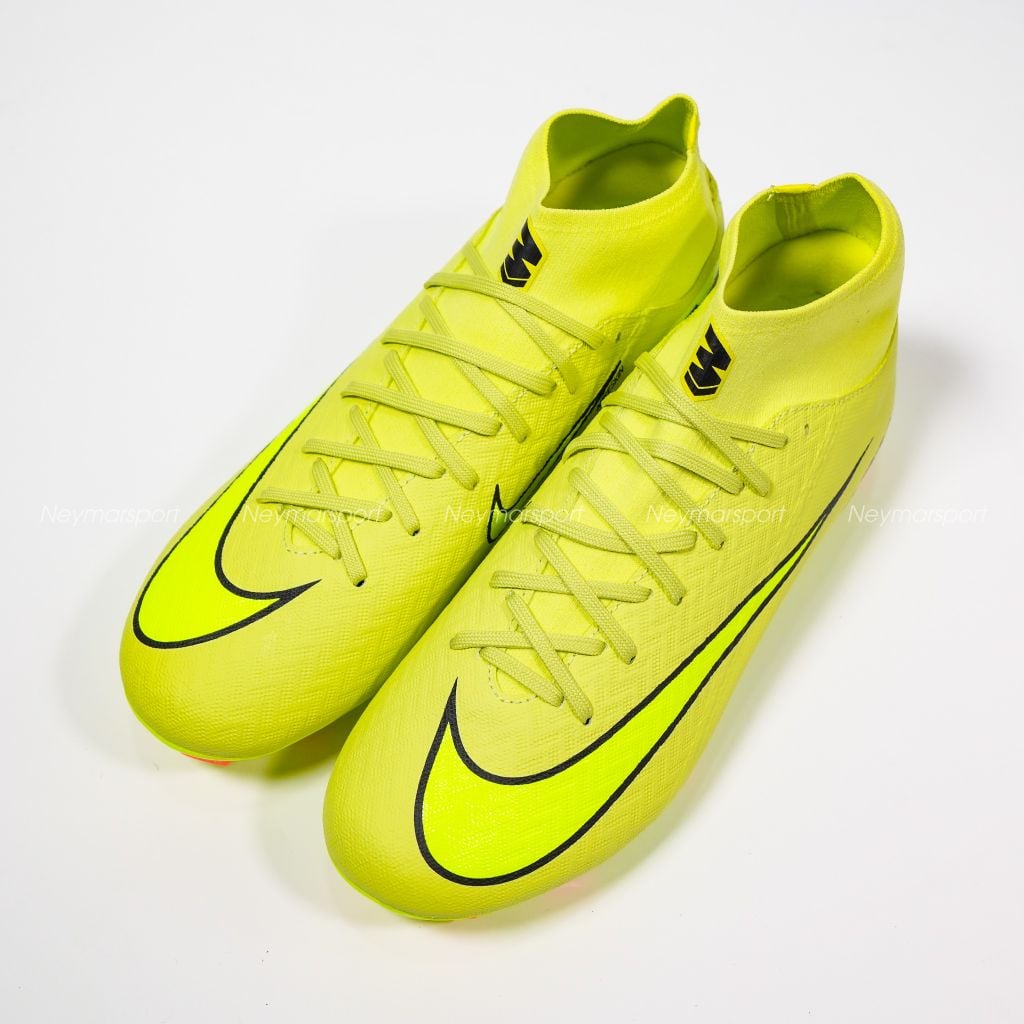 Giày đá bóng cỏ tự nhiên Nike Air Zoom Mercurial Superfly 10 Academy MG Max Voltage - Limelight/Volt/Hyper Crimson FQ1456-300