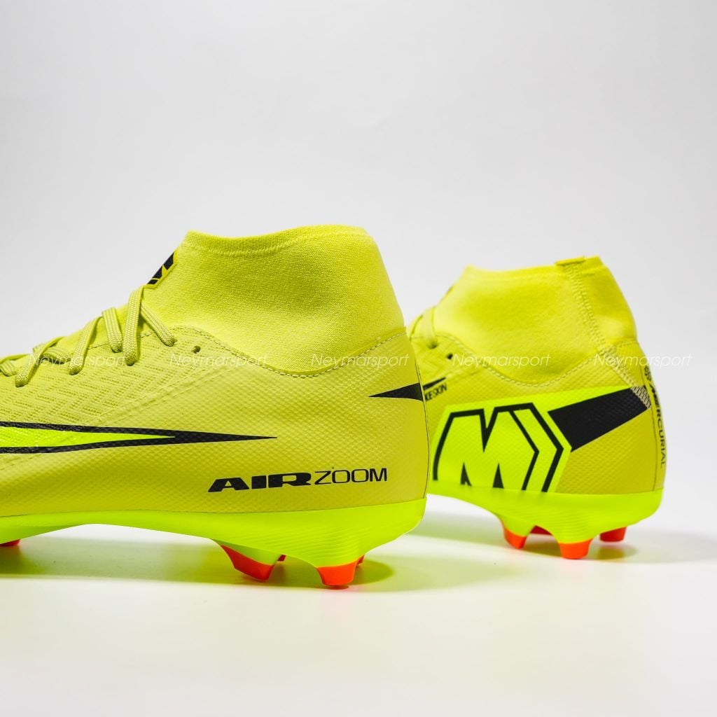 Giày đá bóng cỏ tự nhiên Nike Air Zoom Mercurial Superfly 10 Academy MG Max Voltage - Limelight/Volt/Hyper Crimson FQ1456-300